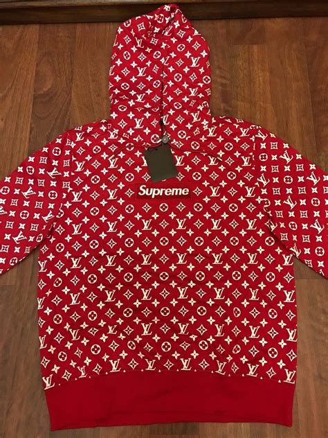 supreme hoodie lv|real supreme hoodies.